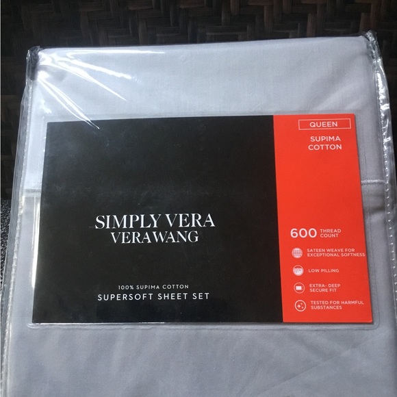 Vera Wang Bedding Vera Wang Supima Cotton 60tc Queen Poshmark